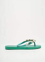 Tongs vert INDAIA pour femme seconde vue