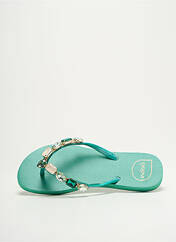 Tongs vert INDAIA pour femme seconde vue
