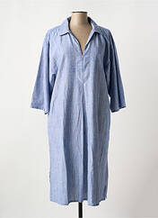 Robe mi-longue bleu PLUTO pour femme seconde vue