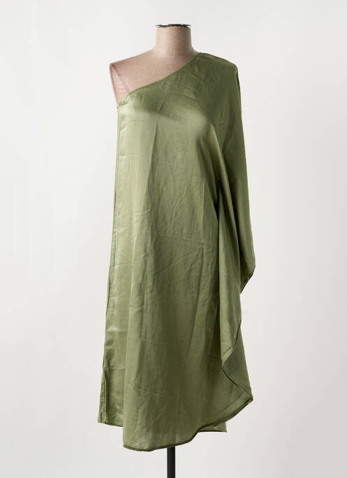 Robe mi-longue vert ATELIERS FRANÇAIS DE CONFECTION pour femme