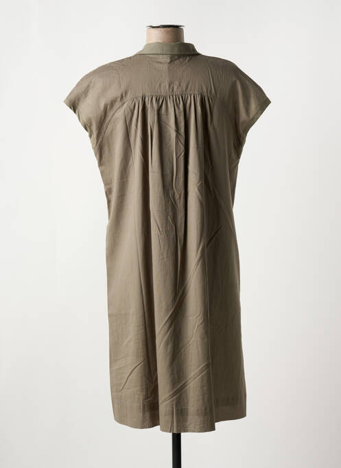 Robe mi-longue vert HANA SAN pour femme