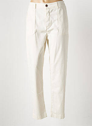 Jeans coupe slim taille normale taille normale beige HOD femme