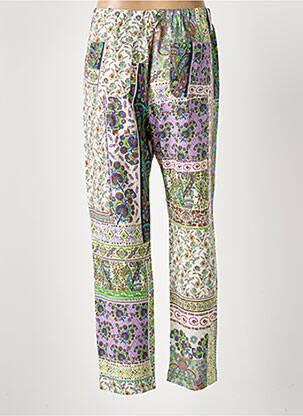 Pantalon slim taille élastique taille normale violet HOD femme