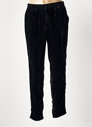 Pantalon slim taille élastique taille normale noir HOD femme