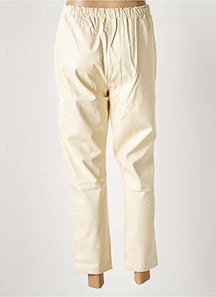 Pantalon 7/8 taille élastique taille normale beige ATELIERS FRANÇAIS DE CONFECTION femme
