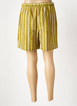 Short taille à pinces taille haute vert HOD femme