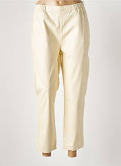 Pantalon 7/8 beige ATELIERS FRANÇAIS DE CONFECTION pour femme seconde vue