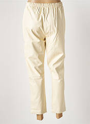 Pantalon 7/8 beige ATELIERS FRANÇAIS DE CONFECTION pour femme seconde vue