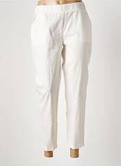 Pantalon 7/8 beige ATELIERS FRANÇAIS DE CONFECTION pour femme seconde vue