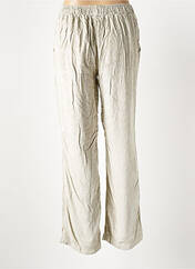 Pantalon droit gris ATELIERS FRANÇAIS DE CONFECTION pour femme seconde vue