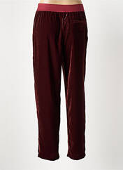 Pantalon droit rouge HOD pour femme seconde vue