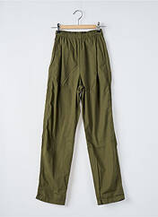 Pantalon droit vert ATELIERS FRANÇAIS DE CONFECTION pour femme seconde vue