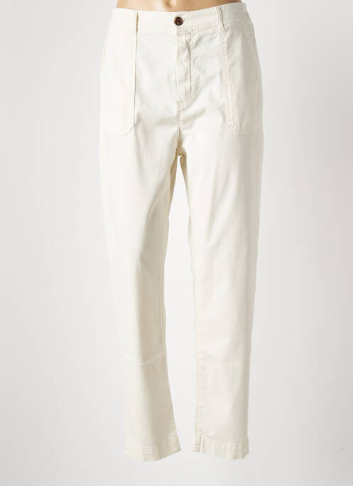 Jeans coupe slim beige HOD pour femme