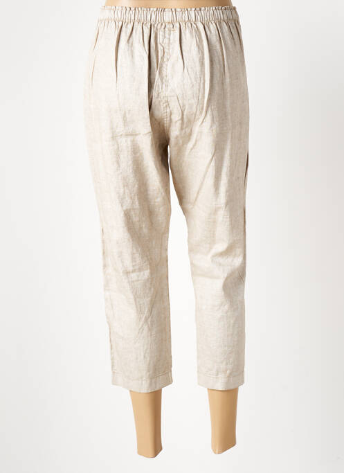 Pantacourt beige ATELIERS FRANÇAIS DE CONFECTION pour femme