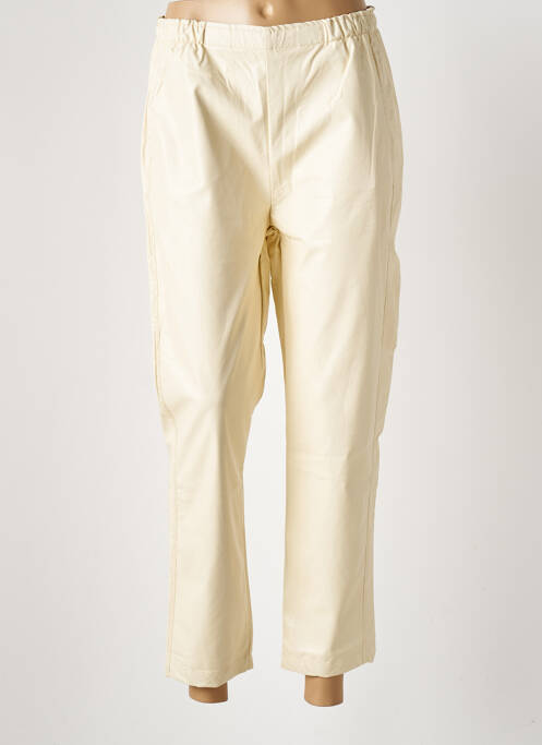 Pantalon 7/8 beige ATELIERS FRANÇAIS DE CONFECTION pour femme