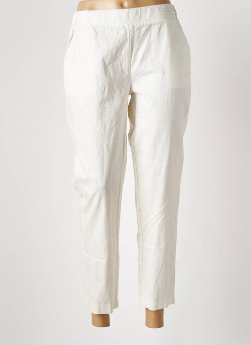 Pantalon 7/8 beige ATELIERS FRANÇAIS DE CONFECTION pour femme