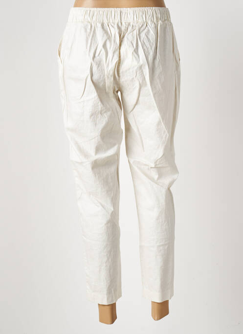 Pantalon 7/8 beige ATELIERS FRANÇAIS DE CONFECTION pour femme