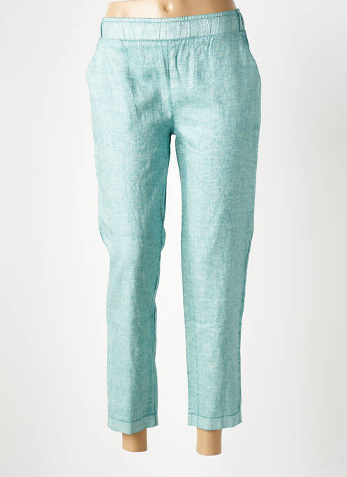 Pantalon 7/8 bleu ATELIERS FRANÇAIS DE CONFECTION pour femme