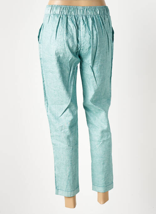 Pantalon 7/8 bleu ATELIERS FRANÇAIS DE CONFECTION pour femme