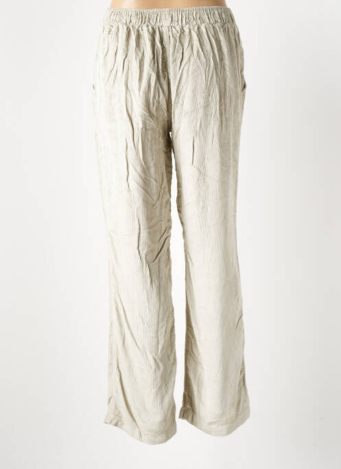 Pantalon droit gris ATELIERS FRANÇAIS DE CONFECTION pour femme