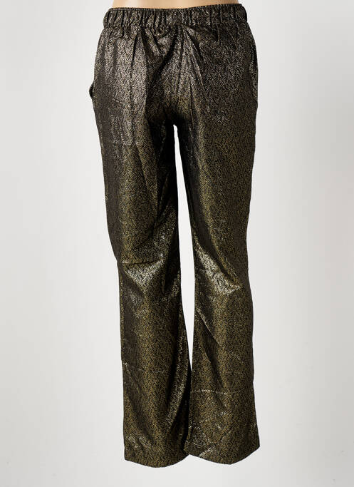 Pantalon droit or ATELIERS FRANÇAIS DE CONFECTION pour femme