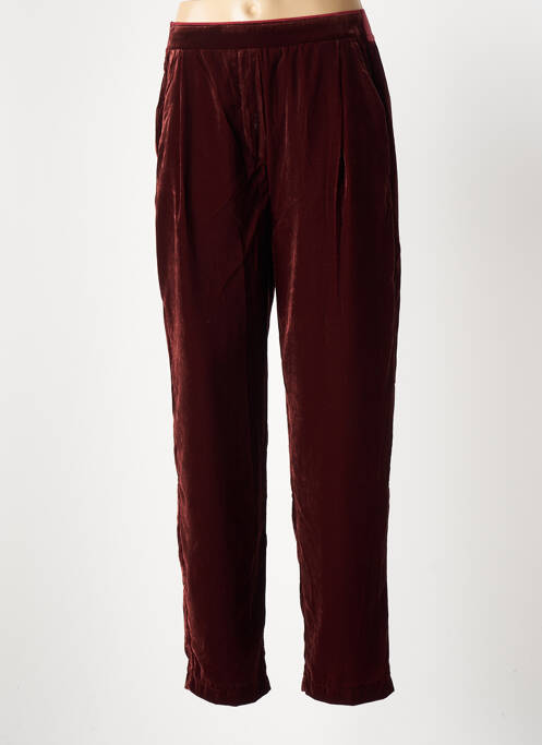 Pantalon droit rouge HOD pour femme