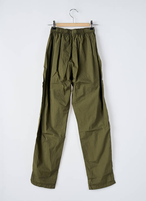 Pantalon droit vert ATELIERS FRANÇAIS DE CONFECTION pour femme