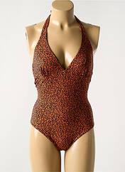 Maillot de bain 1 pièce orange BLUELOBSTER pour femme seconde vue