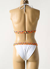 Maillot de bain 2 pièces blanc LUNA pour femme seconde vue