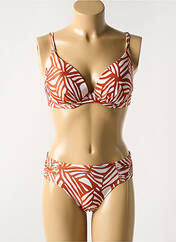 Maillot de bain 2 pièces marron WATERCULT pour femme seconde vue