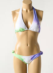 Maillot de bain 2 pièces vert LUNA pour femme seconde vue