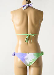 Maillot de bain 2 pièces vert LUNA pour femme seconde vue