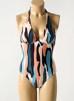 Maillot de bain 1 pièce imprimé fantaisie bleu BLUELOBSTER femme
