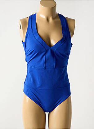 Maillot de bain 1 pièce stretch bleu BLUELOBSTER femme