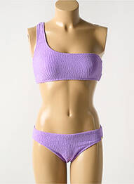 Maillot de bain 2 pièces stretch brassieres violet WATERCULT femme