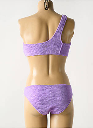 Maillot de bain 2 pièces stretch brassieres violet WATERCULT femme