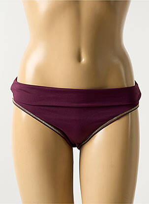 Bas de maillot de bain stretch culotte violet BLUELOBSTER femme