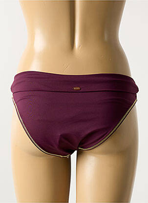 Bas de maillot de bain stretch culotte violet BLUELOBSTER femme
