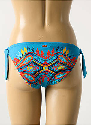 Bas de maillot de bain imprimé fantaisie culotte bleu BLUELOBSTER femme