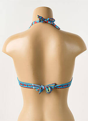 Haut de maillot de bain stretch haut triangles bleu BLUELOBSTER femme