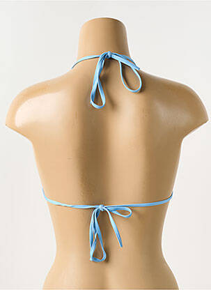 Haut de maillot de bain stretch haut triangles bleu BLUELOBSTER femme
