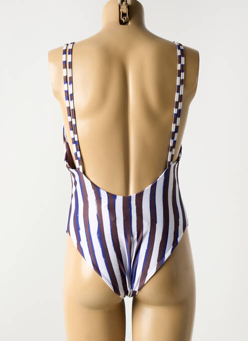 Maillot de bain 1 pièce blanc LUNA pour femme