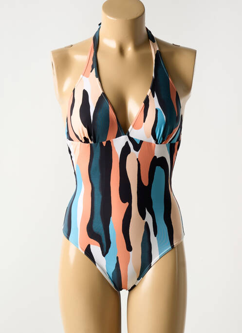 Maillot de bain 1 pièce bleu BLUELOBSTER pour femme