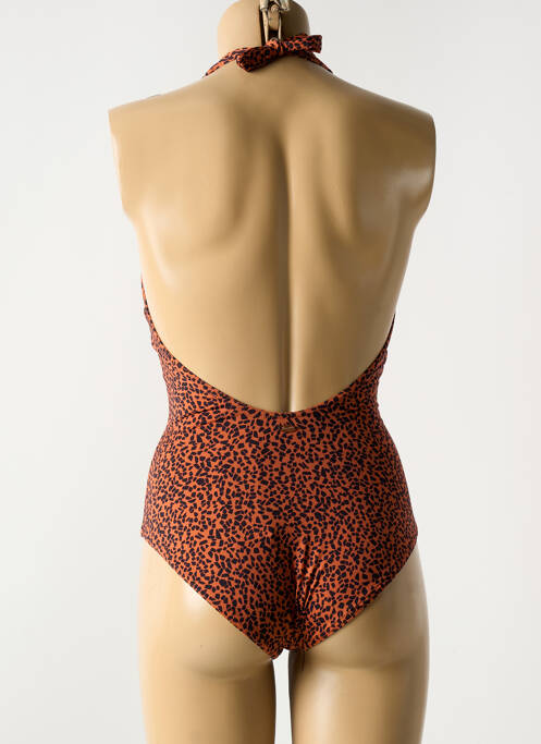 Maillot de bain 1 pièce orange BLUELOBSTER pour femme