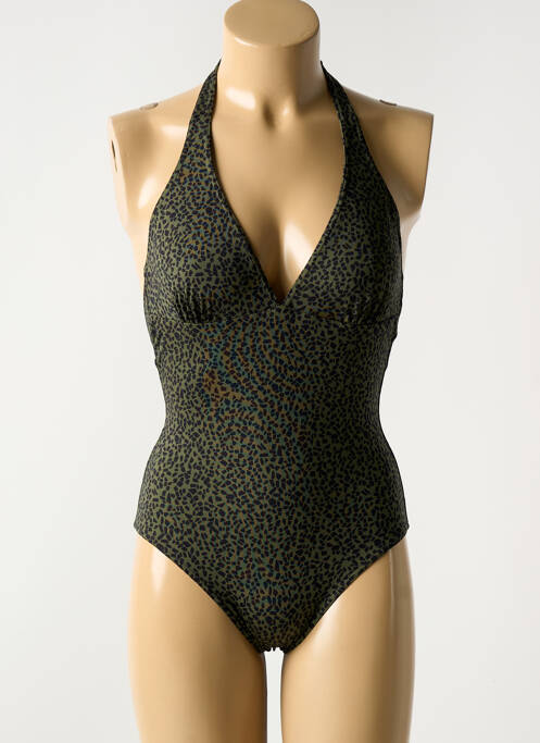 Maillot de bain 1 pièce vert BLUELOBSTER pour femme