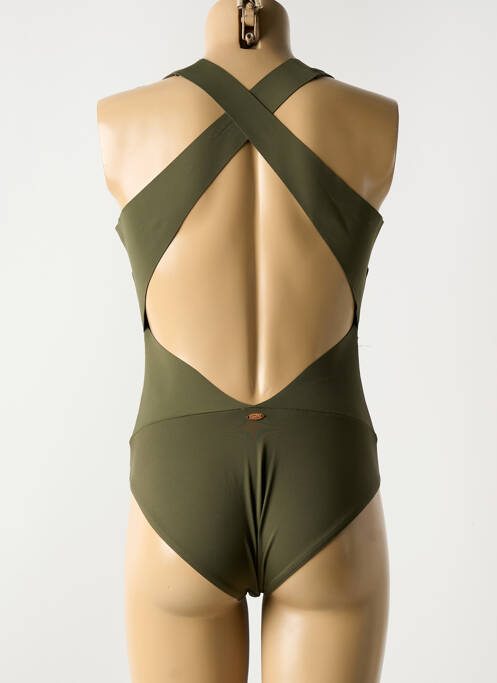 Maillot de bain 1 pièce vert BLUELOBSTER pour femme