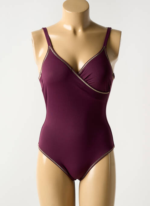 Maillot de bain 1 pièce violet BLUELOBSTER pour femme