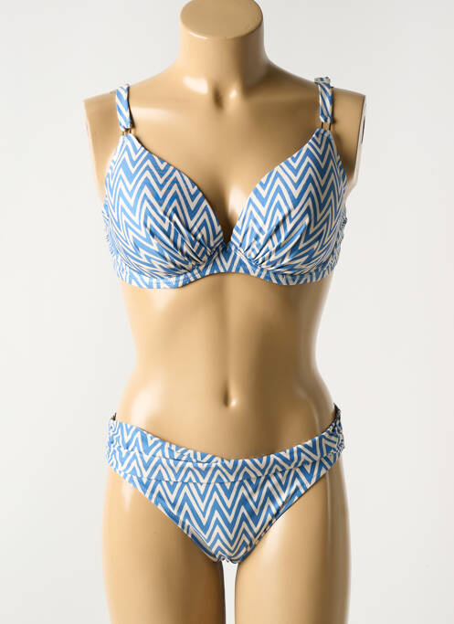 Maillot de bain 2 pièces bleu WATERCULT pour femme