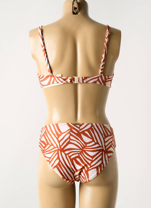 Maillot de bain 2 pièces marron WATERCULT pour femme