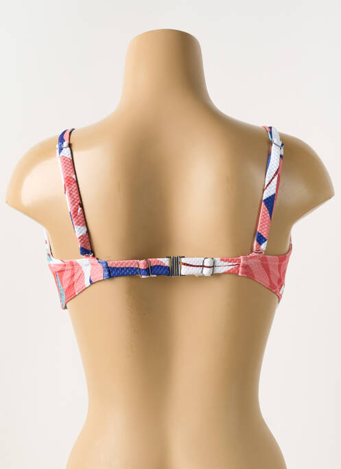 Haut de maillot de bain stretch haut soutien-gorge emboitant orange BLUELOBSTER femme